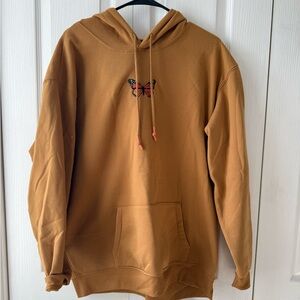 Brown Butterfly Hoodie